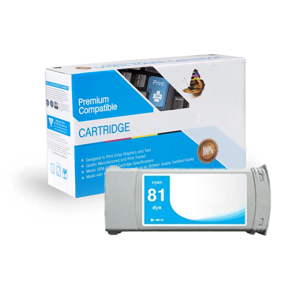 HP C4931A, #81 Cyan Ink Cartridge