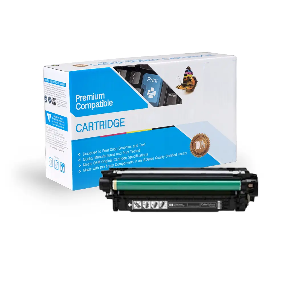 HP CE400X, 507X Black Toner (Remanufactured)