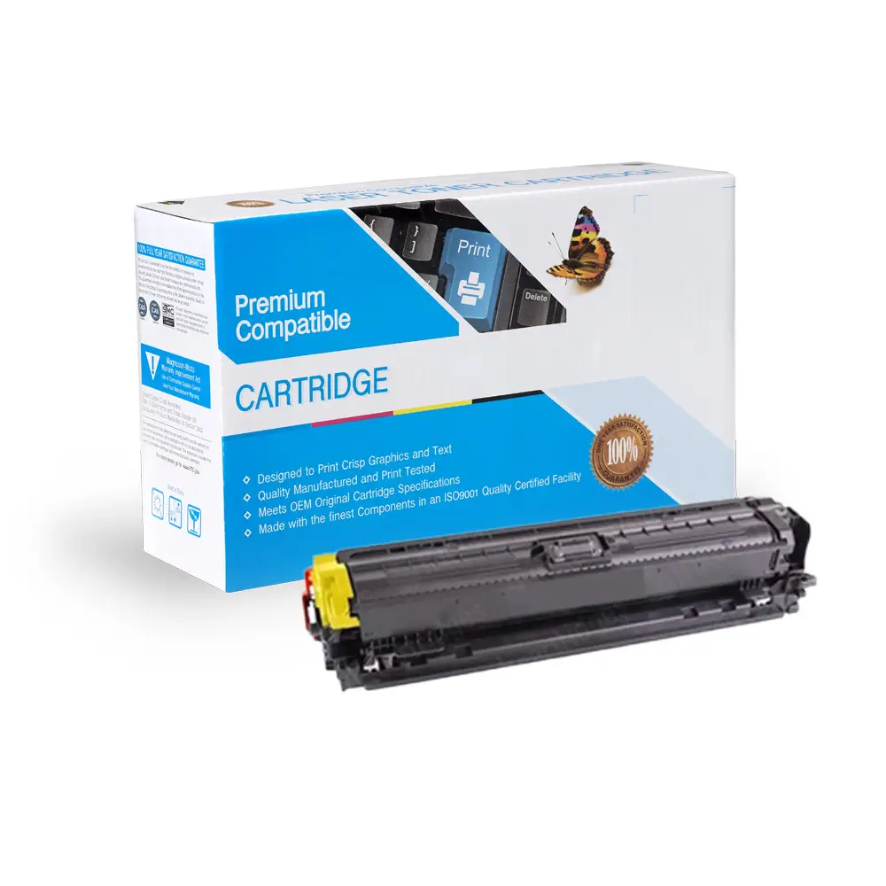 HP CE742A Yellow Toner (Remanufactured)